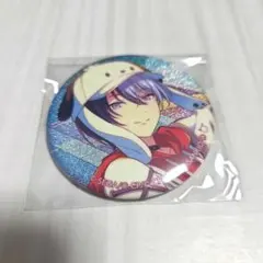 青柳冬弥　グリッター缶バッジ　F