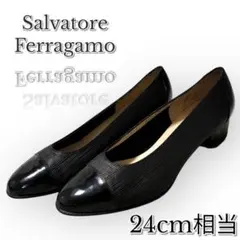 【ほぼ新品】Ferragamoフェラガモ パンプス 24cm 黒 Amazon | [Salvatore Ferragamo] [フェラガモ] パンプス