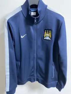 Nike マンチェスターシティ 旧ロゴ トラックジャケット ネイビー Lサイズ