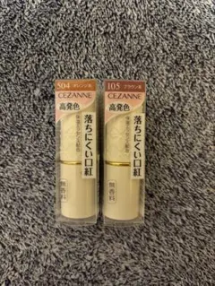 セザンヌ ラスティング リップカラーN 504、105