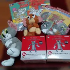 一番くじ　HAPPYくじ　トムとジェリー　マスコット　ぬいぐるみ　ステッカーなどのサムネイル