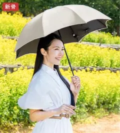 芦屋ロサブラン　日傘　ターコイズ×ネイビー　晴雨兼用　2段折り　完全遮光 芦屋ロサブラン 日傘 ターコイズ×ネイビー 晴雨兼用 2段折り 完全遮光