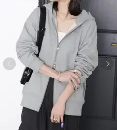 ダブルジップ パーカー