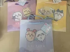 ちいかわ　　100円ショップ　100均 PPカラーバック 3種セット