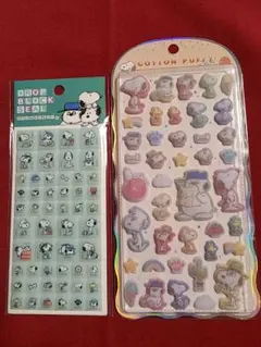 正規品　スヌーピー　コットンパフィ　シール　カミオジャパン　タイルシール 新品