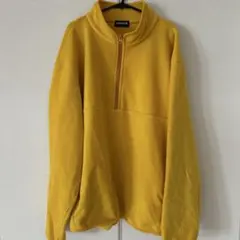 OLD UNIQLO ハーフジップ フリース L イエロー