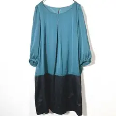 ロペピクニック　七分袖ワンピース　緑　38