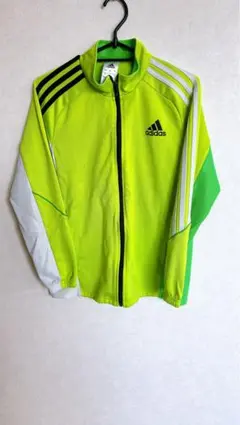 adidas 蛍光グリーン ジャージ 160