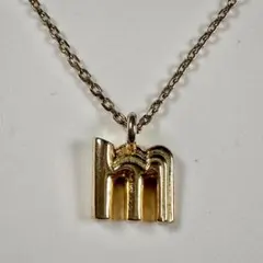【希少】メゾンドリーファー イニシャルネックレス 「M」ゴールド 梨花のサムネイル