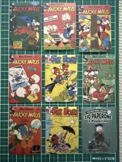 ディズニー Nicky Maus ステッカーシール9枚セット