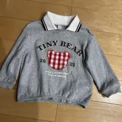 アプレレクール　tiny bear 襟付きカットソー　90センチ