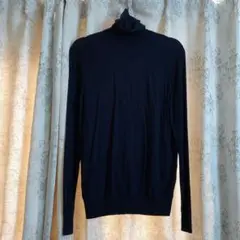 UNIQLO ユニクロ メリノタートルネックセーター ネイビー Mサイズ