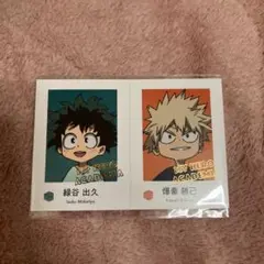 ヒロアカ wari ふぉと！ 緑谷出久 爆豪勝己 レアパラレル 幼少期