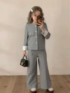 キッズ スーツ・ブレザー グレー 120センチ