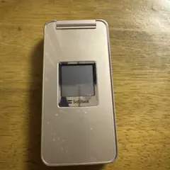 SoftBank 843SH シルバー　ガラケー