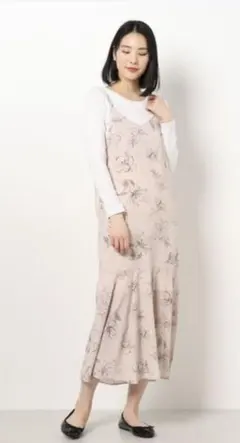 ingni 花柄キャミワンピース