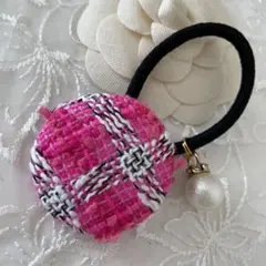 ＊ リントン社　ツイード ヘアゴム【95】 ＊