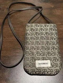 【美品】RANDEBOO ロゴプリント サコッシュ　ショルダーバッグ　モノグラム