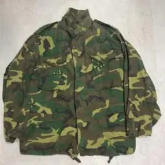 ヴィンテージ M-65 フィールドコート民生品リーフカモリップストップ80年代