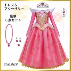 オーロラ姫 プリンセス ドレス他 6点 眠れる美女 ラプンツェル