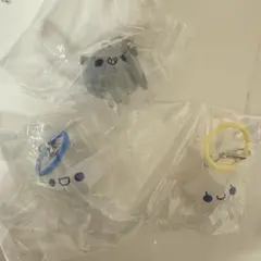 ぷくぷくあわわちゃん ころんとクリアめじるしちゃーむ 3点セット