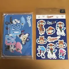 中日ドラゴンズ 2026年福袋ドアラ シャオロン パオロンカレンダー・ステッカー