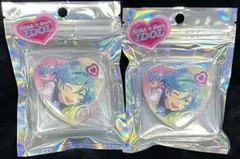 あんスタ　GIRA✩デコアイドルシリーズ　ハート缶バッジ　深海奏汰