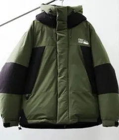 FIRST DOWN フード付きダウンジャケット SMALL