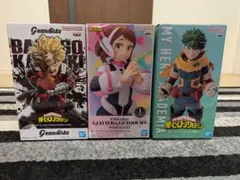 僕のヒーローアカデミア 爆豪 お茶子 デク フィギュア 3体セット【新品未開封】