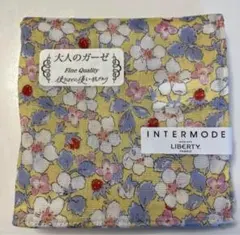 新品　インターモードusingリバティ　大人のガーゼ　ハンカチ　ギフト