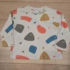 100【西松屋】ELFIN DOLL 長袖カットソー ベージュ