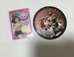 ヒロアカ原画展 コラボカフェ コースター 麗日お茶子　トガヒミコ　アニマル