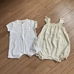プチバトー babyGAP ロンパース2点セット 6M