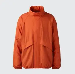 UNIQLO ブルゾン　スタンドカラー　オレンジ