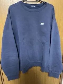 【希少文字ロゴのみパターン】NIKE ネイビー スウェット