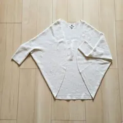 【 たっつん様 専用】 UNIQLO スフレヤーンカーディガン 長袖 Lサイズ