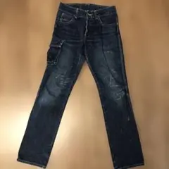 メンズ　johnbull ダークブルー カーゴデニム