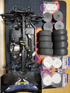 値下げ中、タミヤ M05PROブルーメッキバージョン新古品オプション