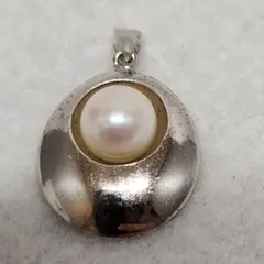 パール ペンダントトップ シルバー