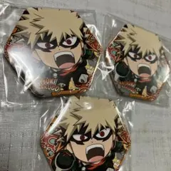 爆豪勝己 六角形缶バッジ 3個セット
