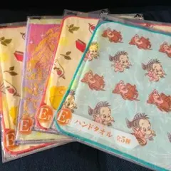 ディズニープリンセス 一番くじ E賞 ハンドタオル 4枚セット
