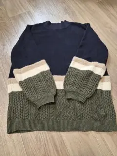 ROSE BUD☆ケーブル編みニットセーター