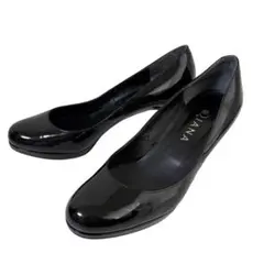 DIANA ダイアナ パンプス 23.5cm 黒 ヒール5.5cm 冠婚葬祭