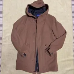URBAN RESARCHブラウン ウール混合コート フード付き 38 M