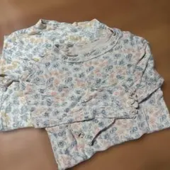 花柄 長袖カットソー 2枚セット