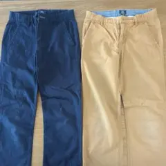 GapKids スキニーストレッチパンツ US 10　140　2本セット売り