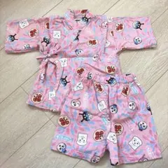 アンパンマン 甚平 80cm ピンク