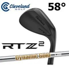 新品 クリーブランド RTZⅡ ウェッジ 58° M ブラック DGS200