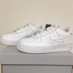 21cm 白 ホワイト ナイキ エアフォース1 LE GS キッズ　スニーカー
