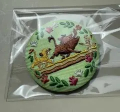ディズニー ライオンキング 刺繍缶バッジ 未使用